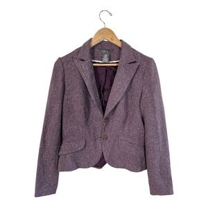 George Women's Heathered Purple Blazer